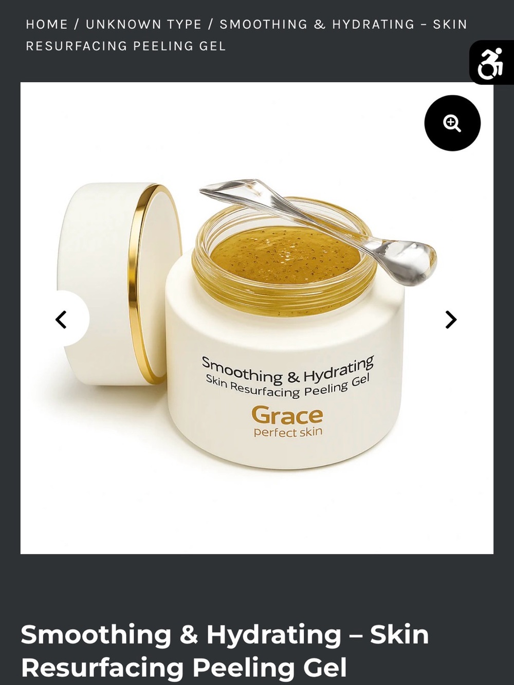 Grace Perfect Skin Smoothing & Hydrating Peeling Gel